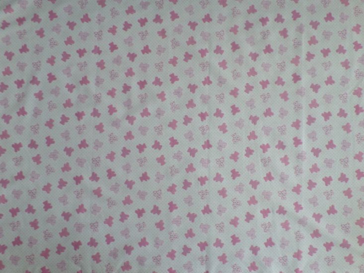 Beertjes op stipjes in roze - Klik op de afbeelding om het venster te sluiten