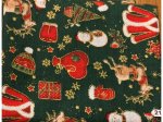 Nr 21. Kerst fat quarter voor quilten of patchwork - kerstfiguur